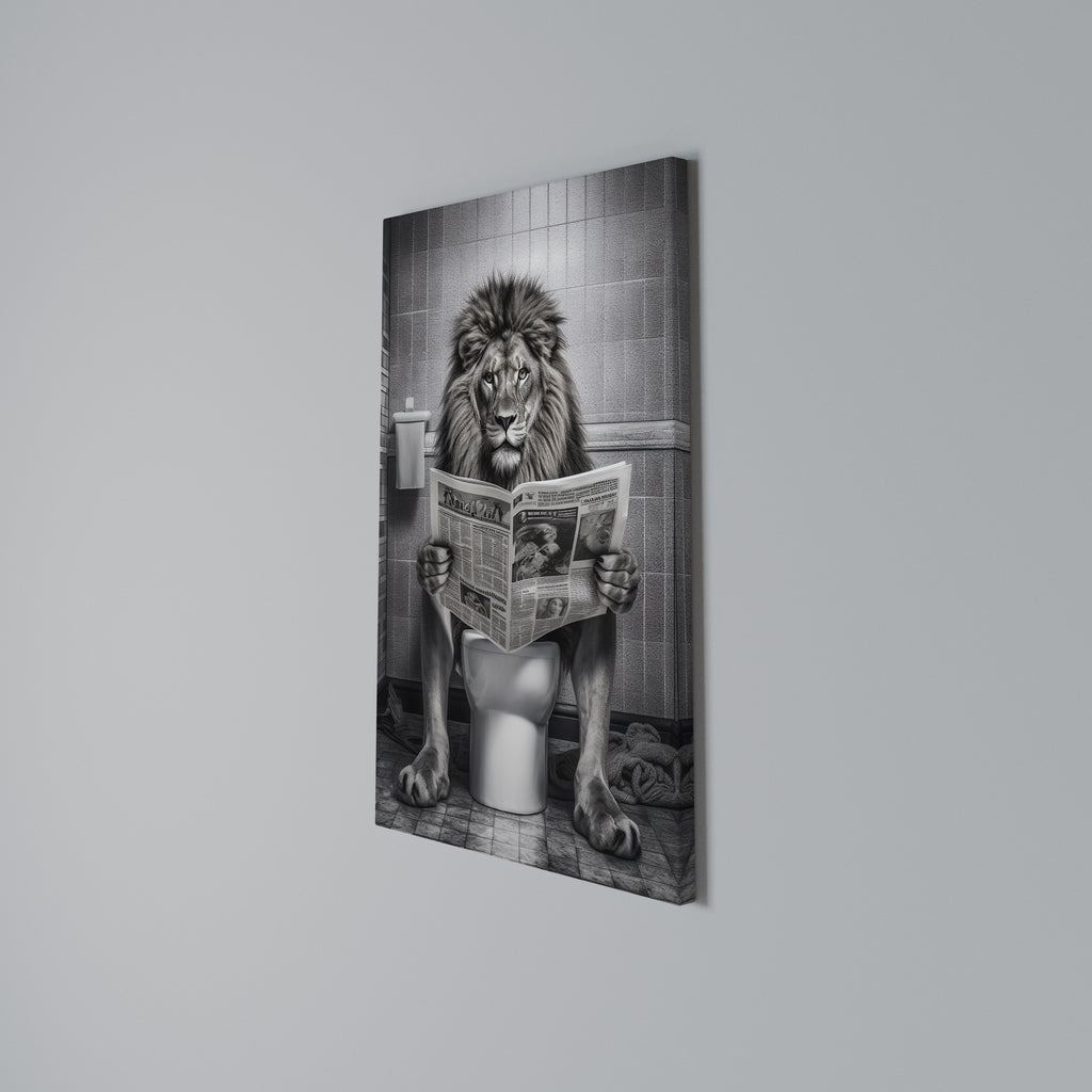 ROAR PRESS REVIEW Vertical Canvas Print
