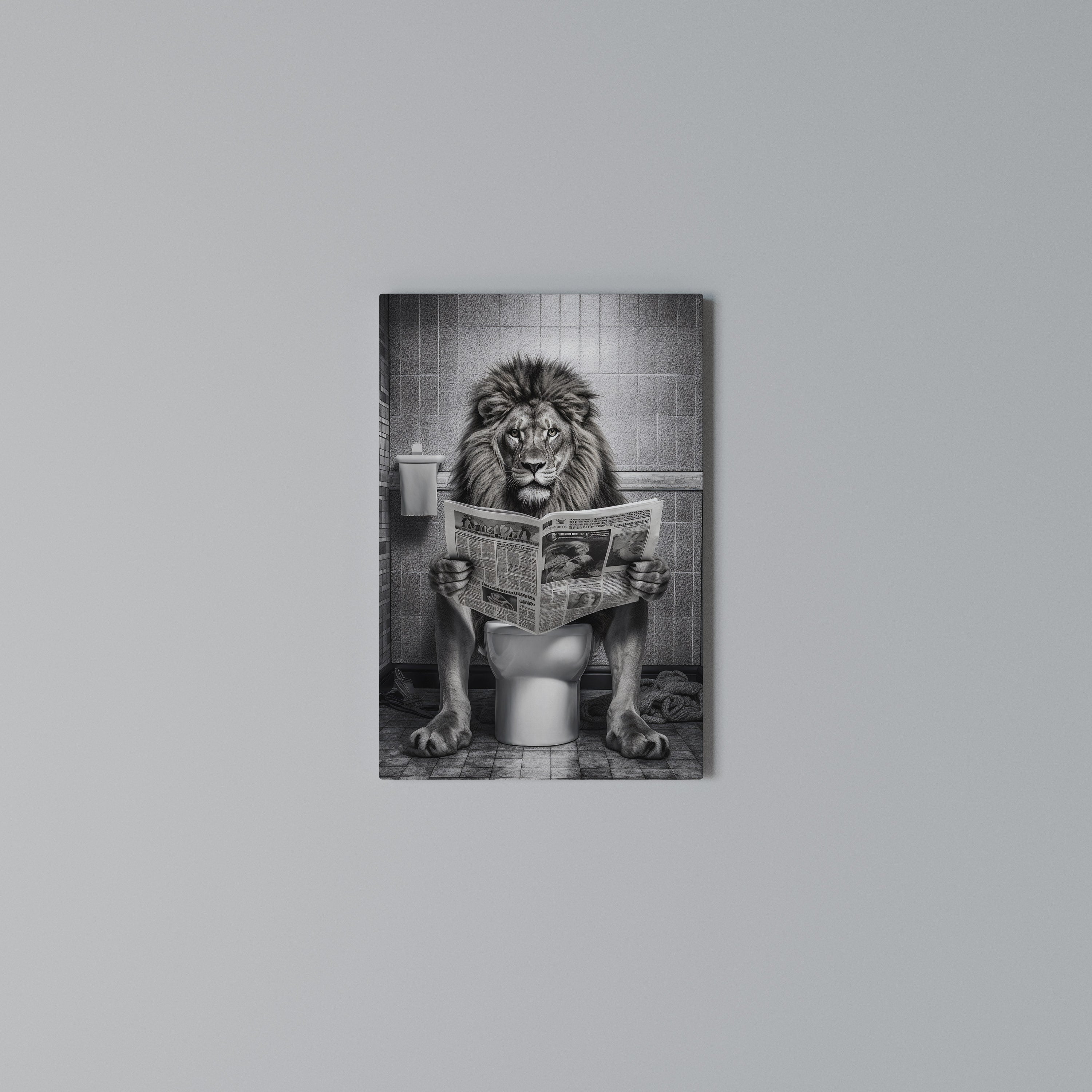 ROAR PRESS REVIEW Vertical Canvas Print