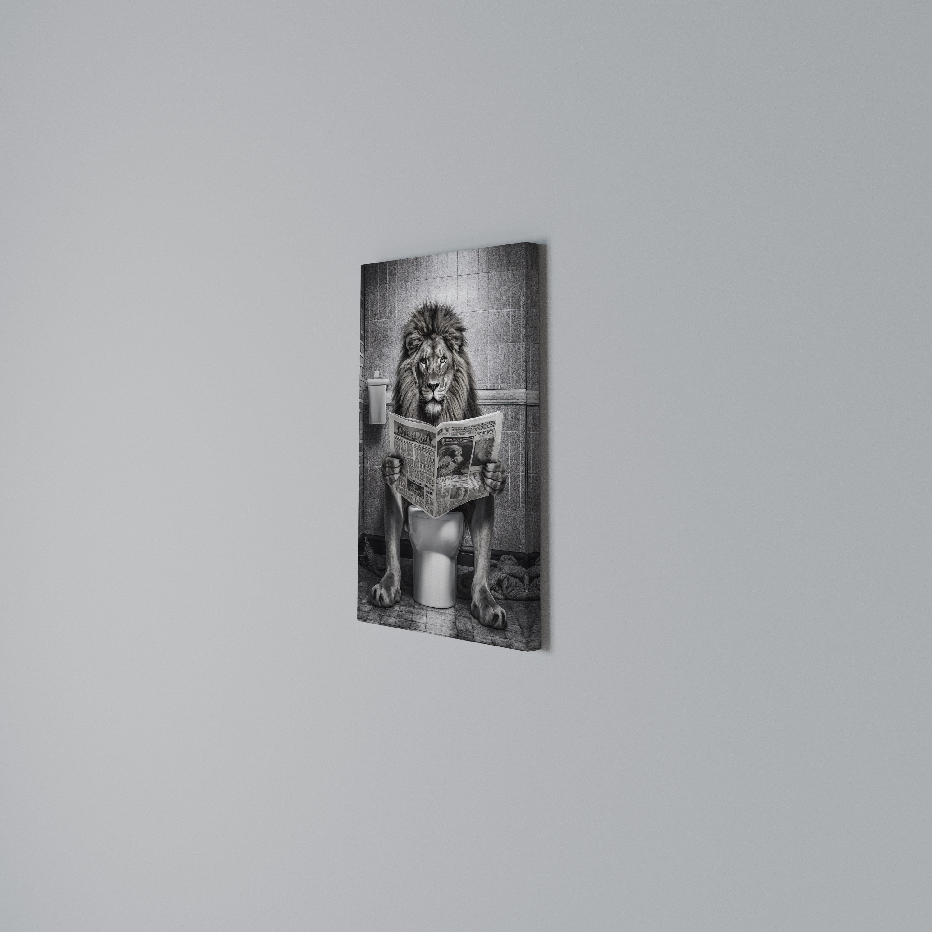 ROAR PRESS REVIEW Vertical Canvas Print