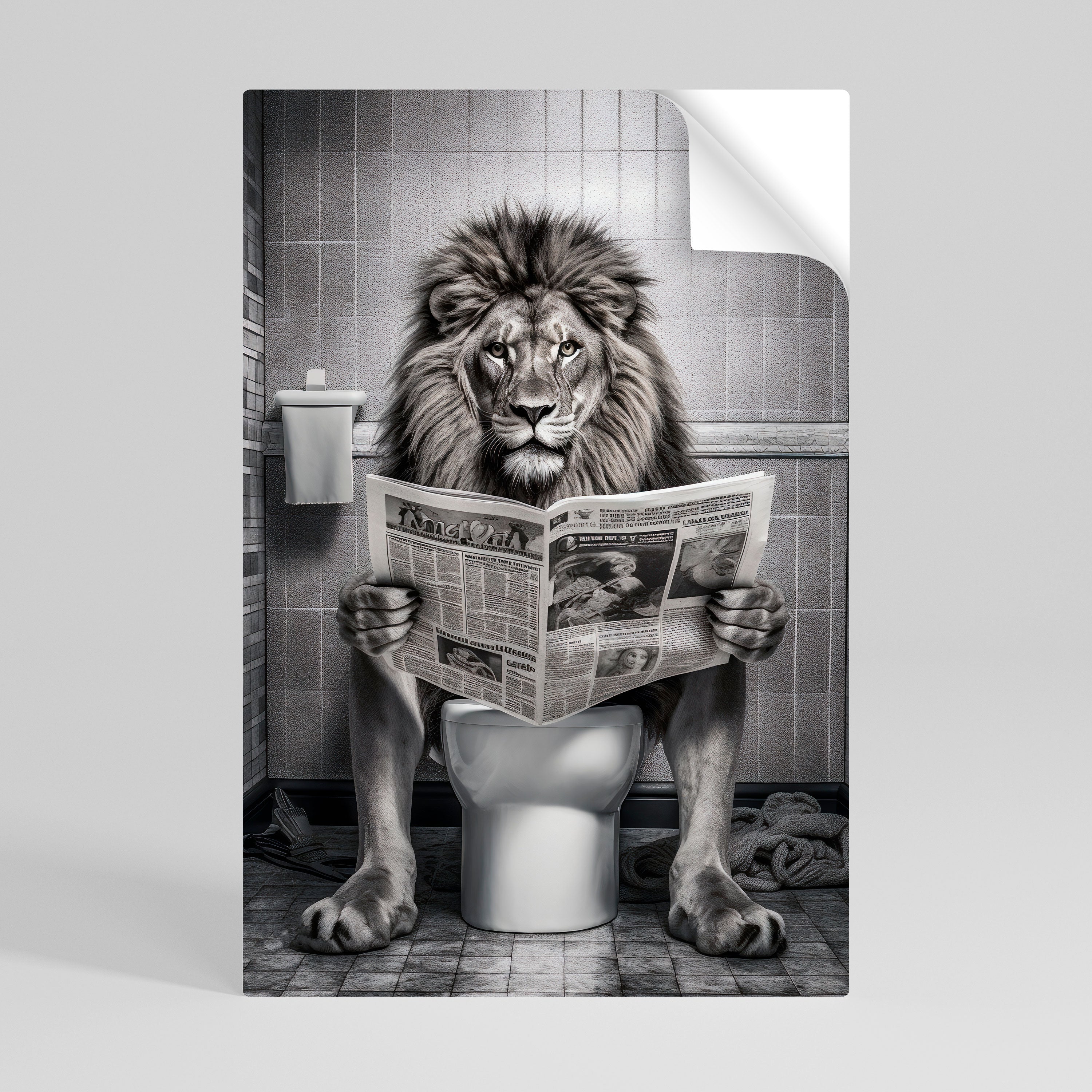 ROAR PRESS REVIEW Póster Autocolante Vertical