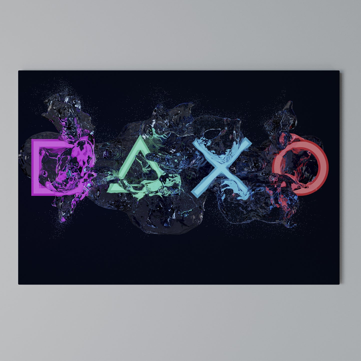 GAMING REVOLT Horizontal Canvas Print