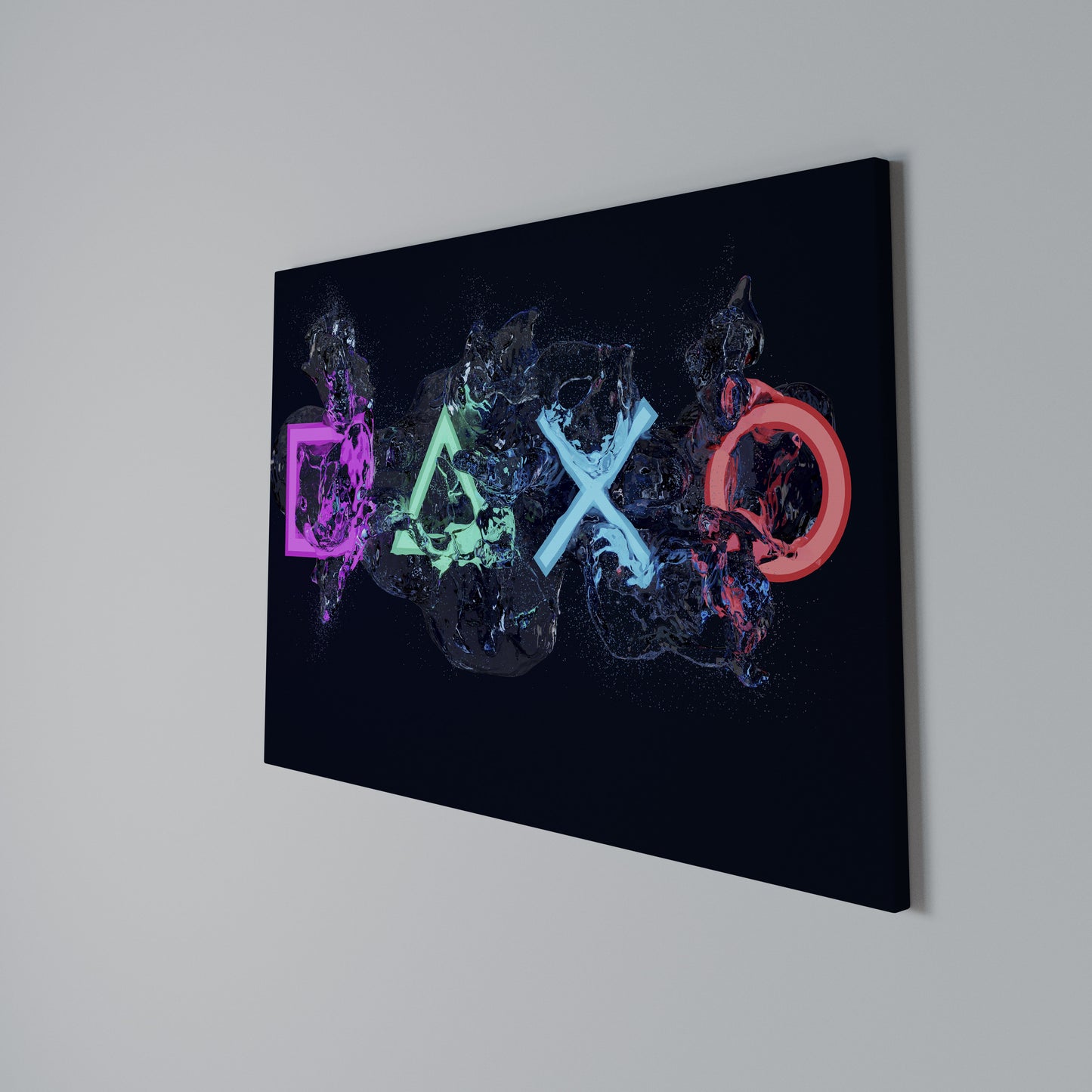 GAMING REVOLT Horizontal Canvas Print