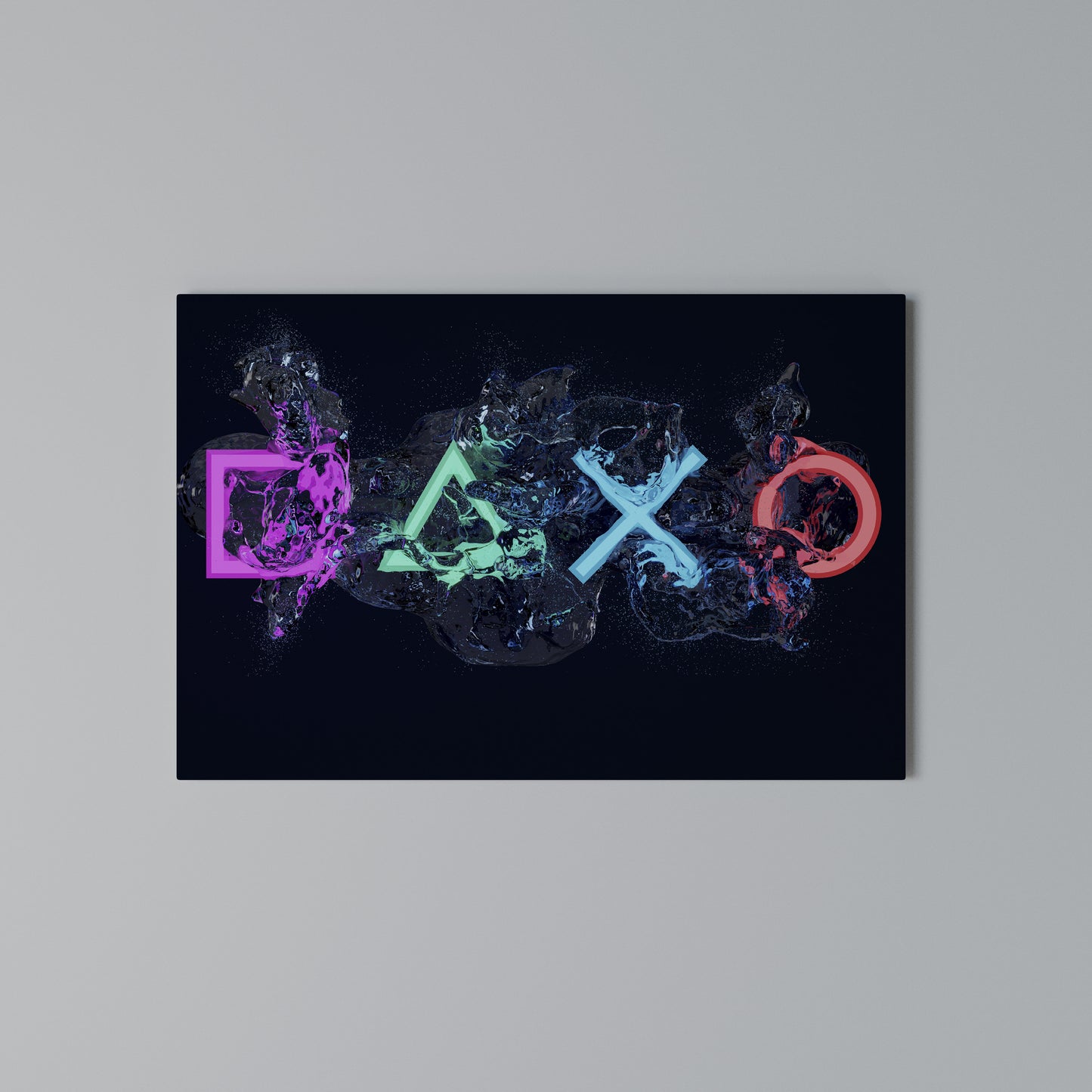 GAMING REVOLT Horizontal Canvas Print