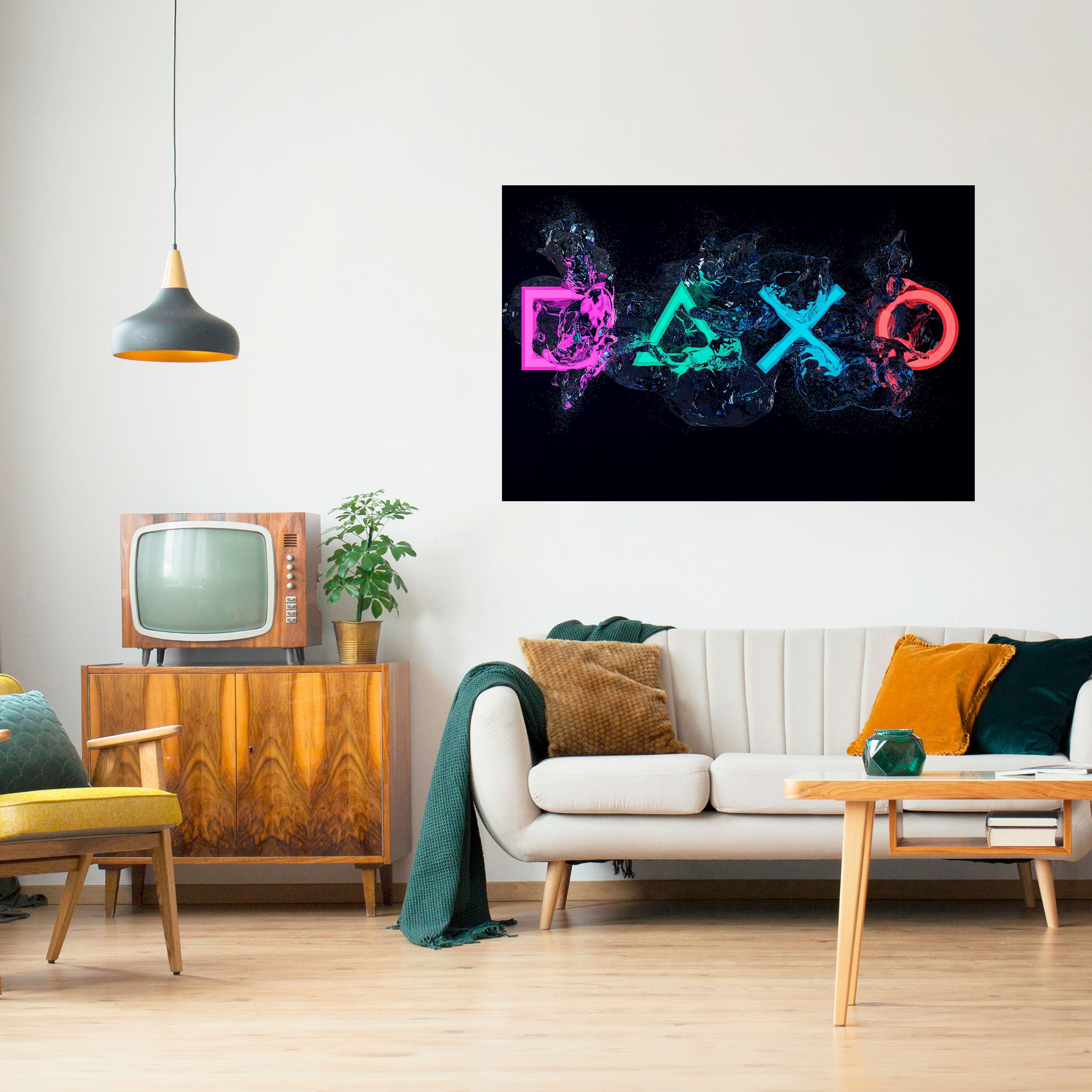 GAMING REVOLT Poster Horizontal Autocolante