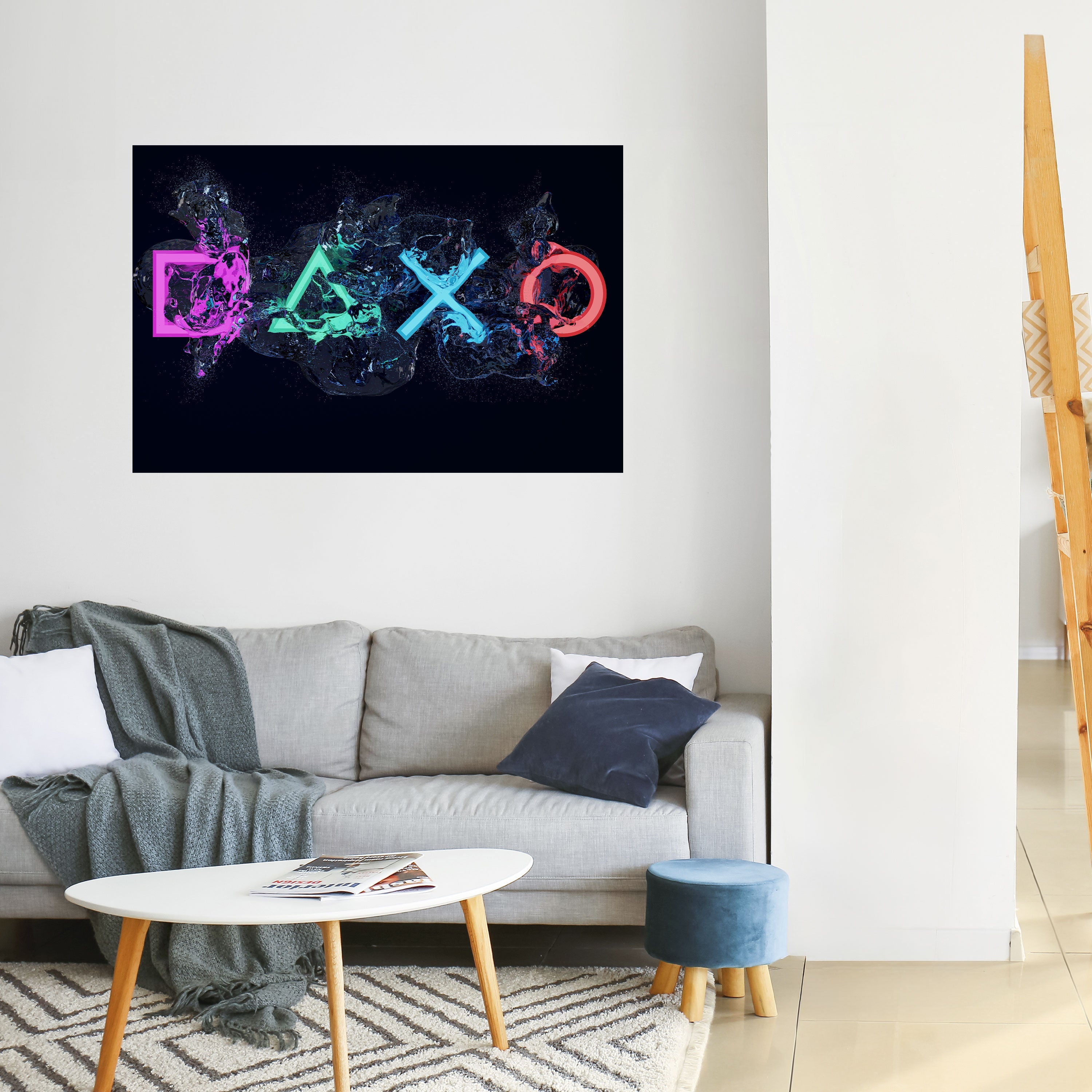 GAMING REVOLT Poster Horizontal Autocolante