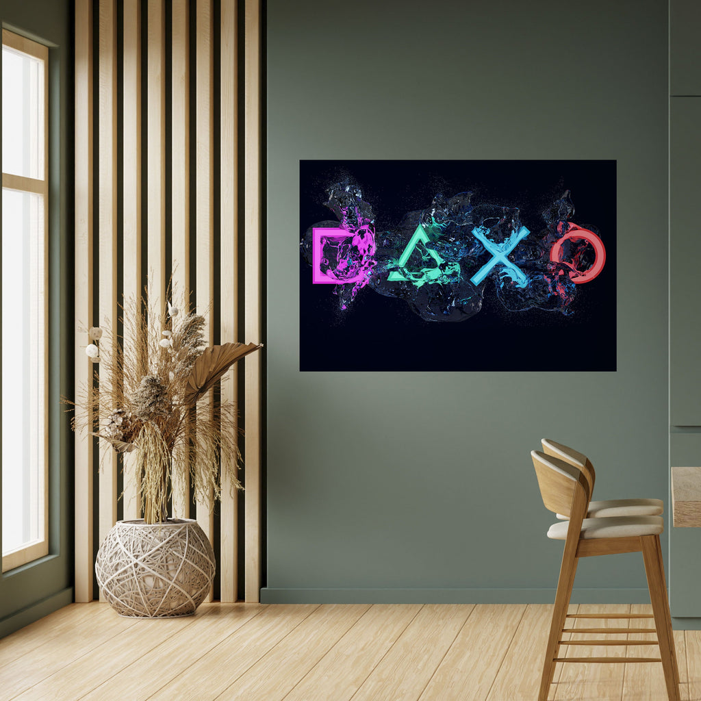 GAMING REVOLT Poster Horizontal Autocolante