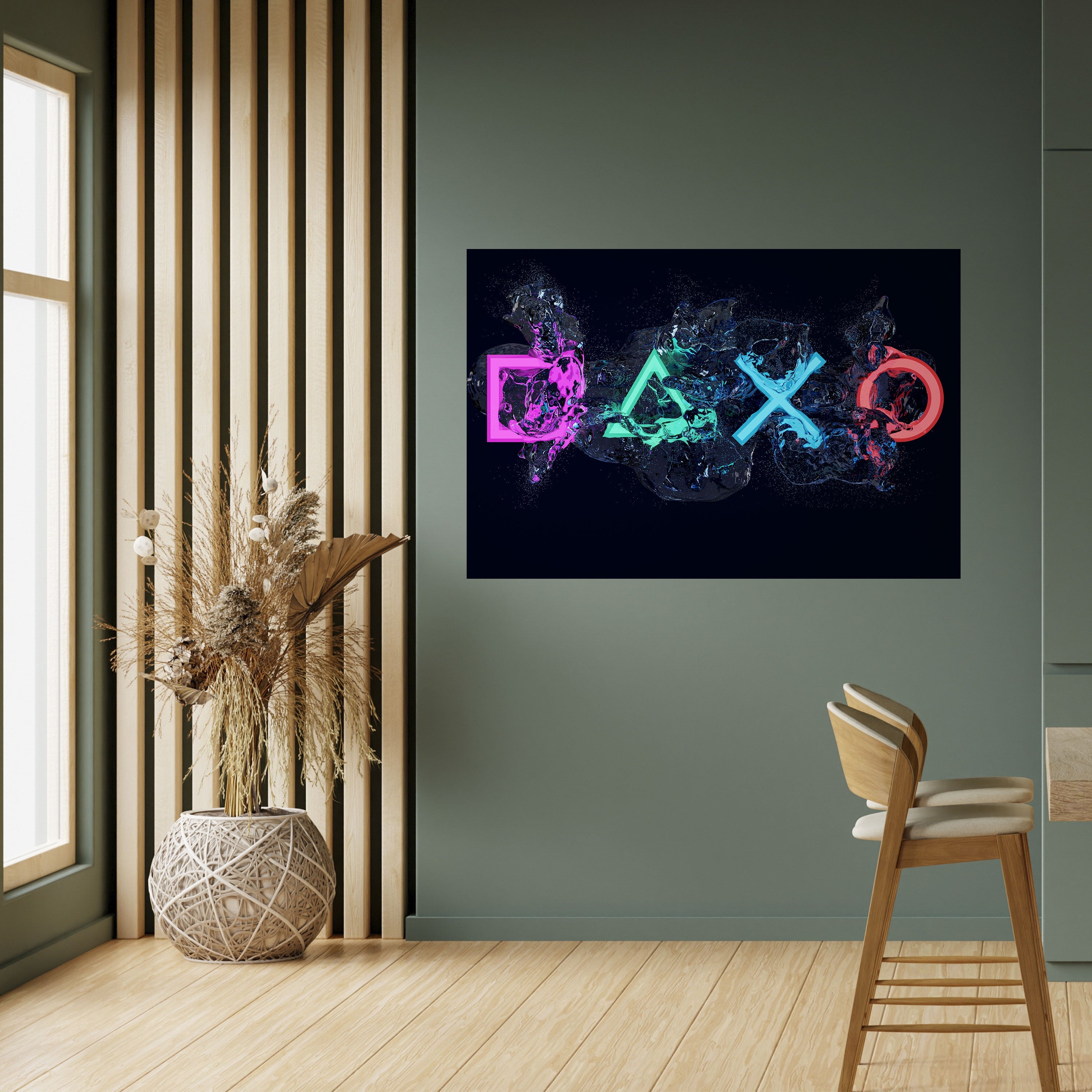 GAMING REVOLT Poster Horizontal Autocolante