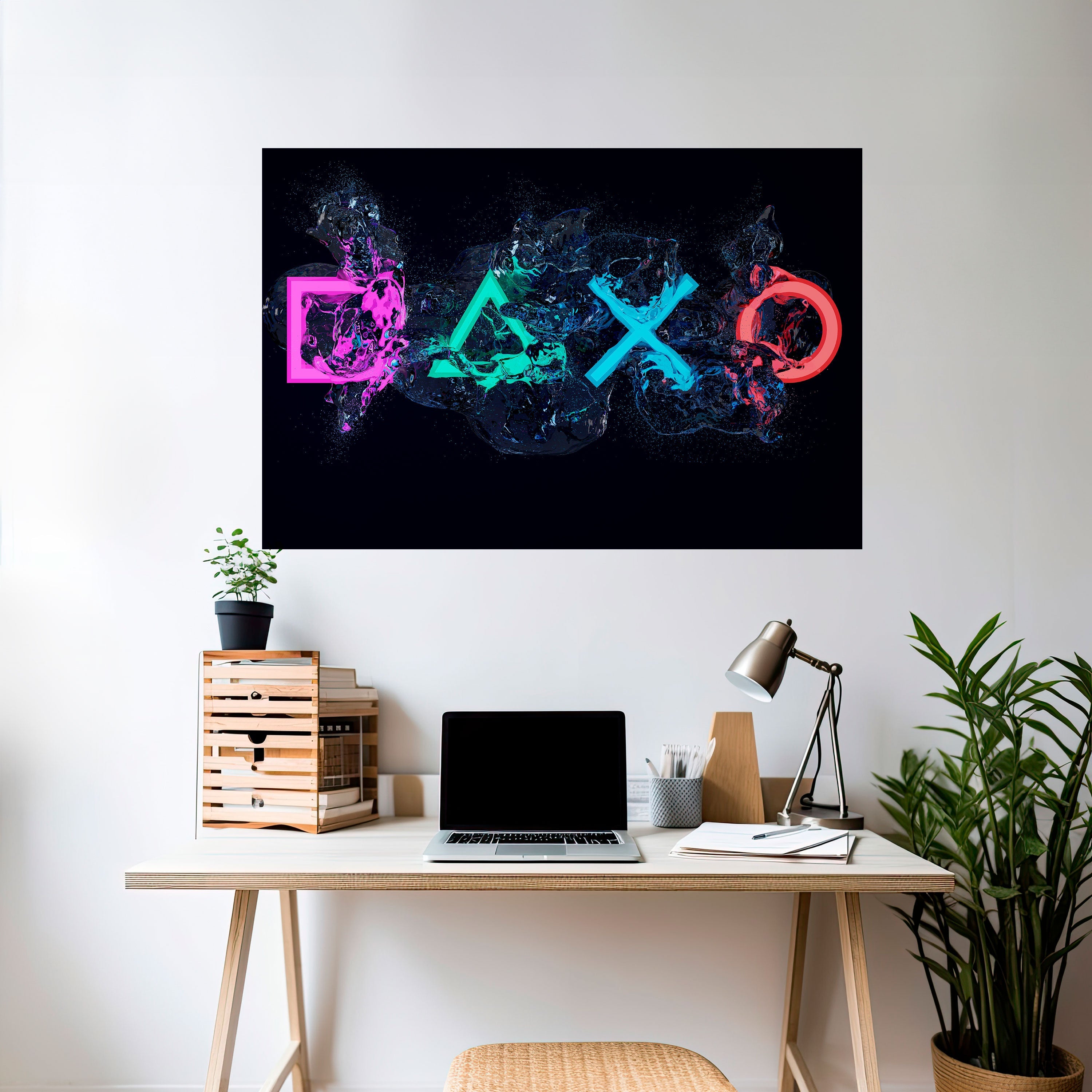 GAMING REVOLT Poster Horizontal Autocolante