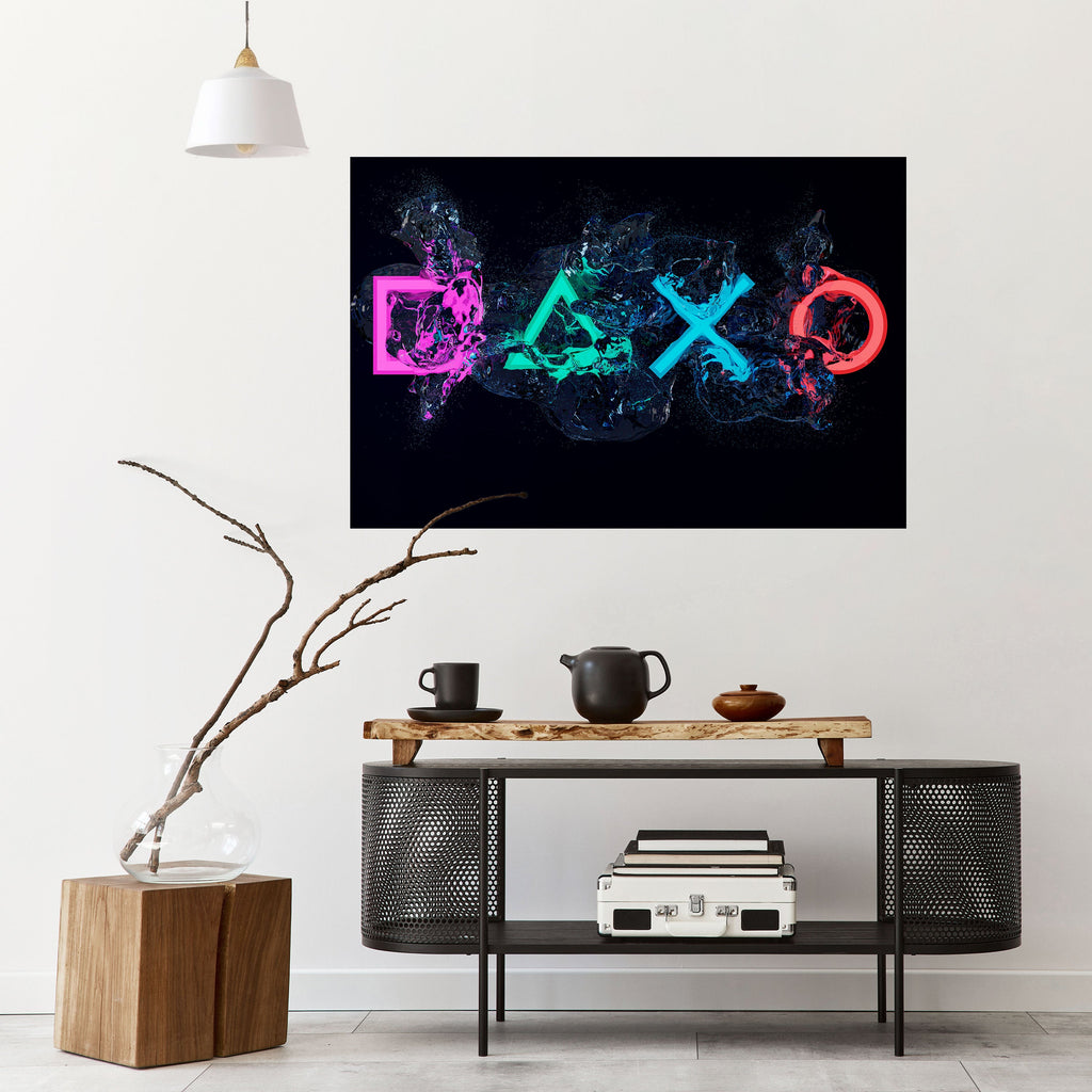 GAMING REVOLT Poster Horizontal Autocolante