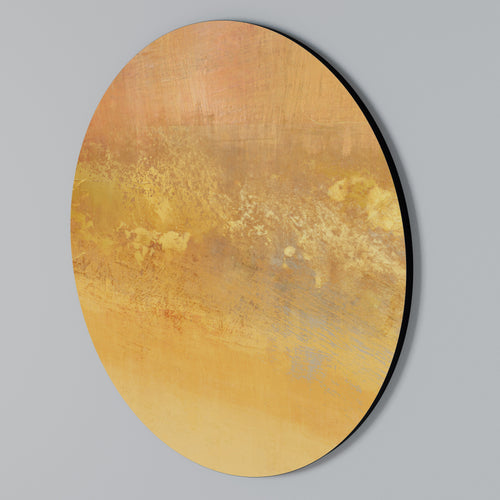 ORANGE IMPRESSION Arte de Parede Redonda