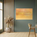 ORANGE IMPRESSION Poster Horizontal Autocolante