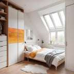 ORANGE IMPRESSION Poster Horizontal Autocolante