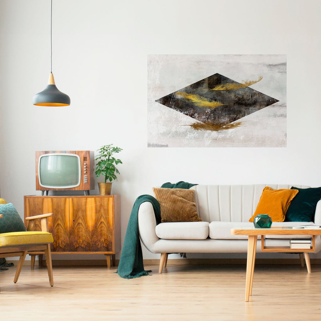 FALLING LIGHTNESS Poster Horizontal Autocolante