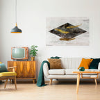 FALLING LIGHTNESS Poster Horizontal Autocolante