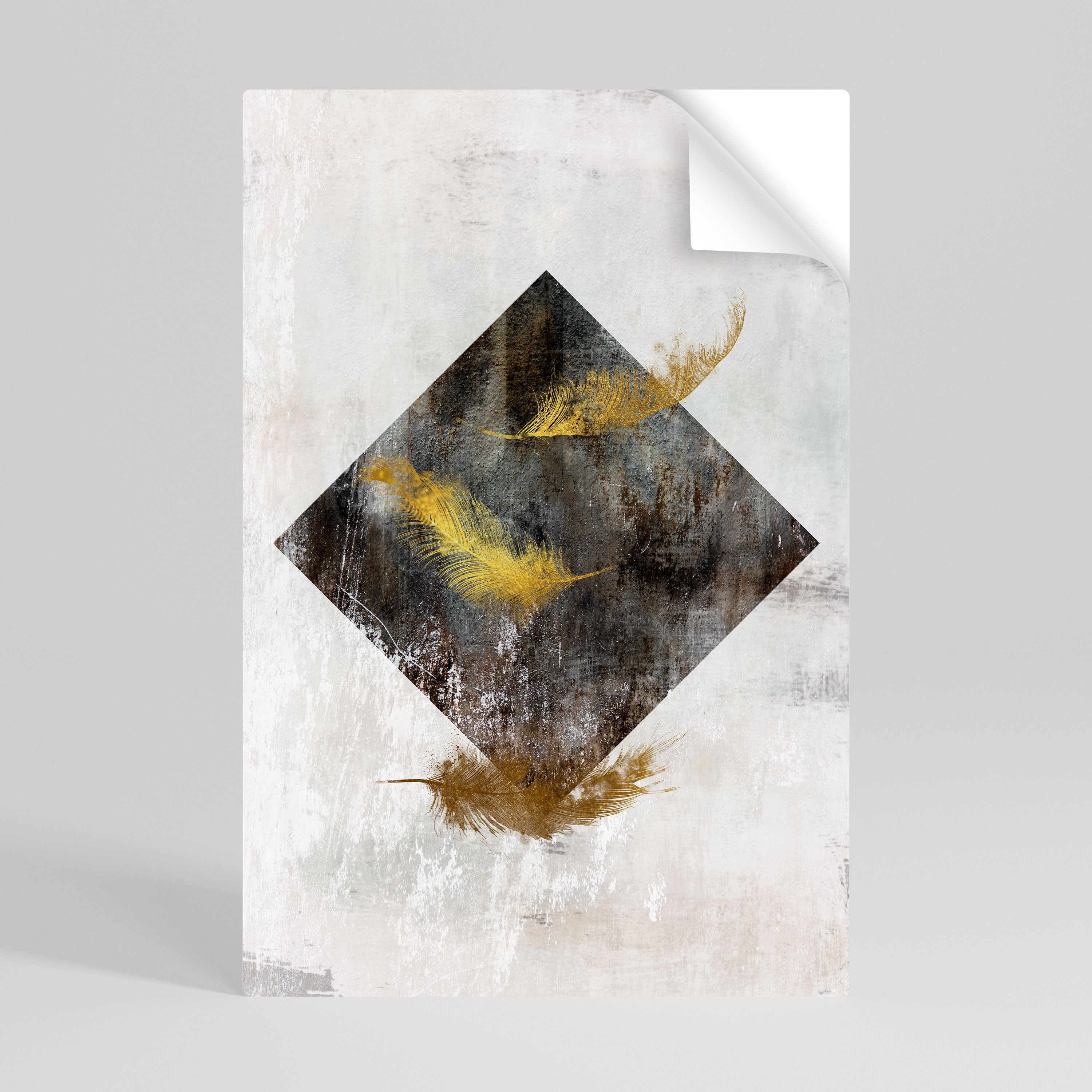 FALLING LIGHTNESS Póster Autocolante Vertical