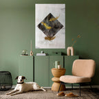 FALLING LIGHTNESS Peel and Stick Vertical Poster