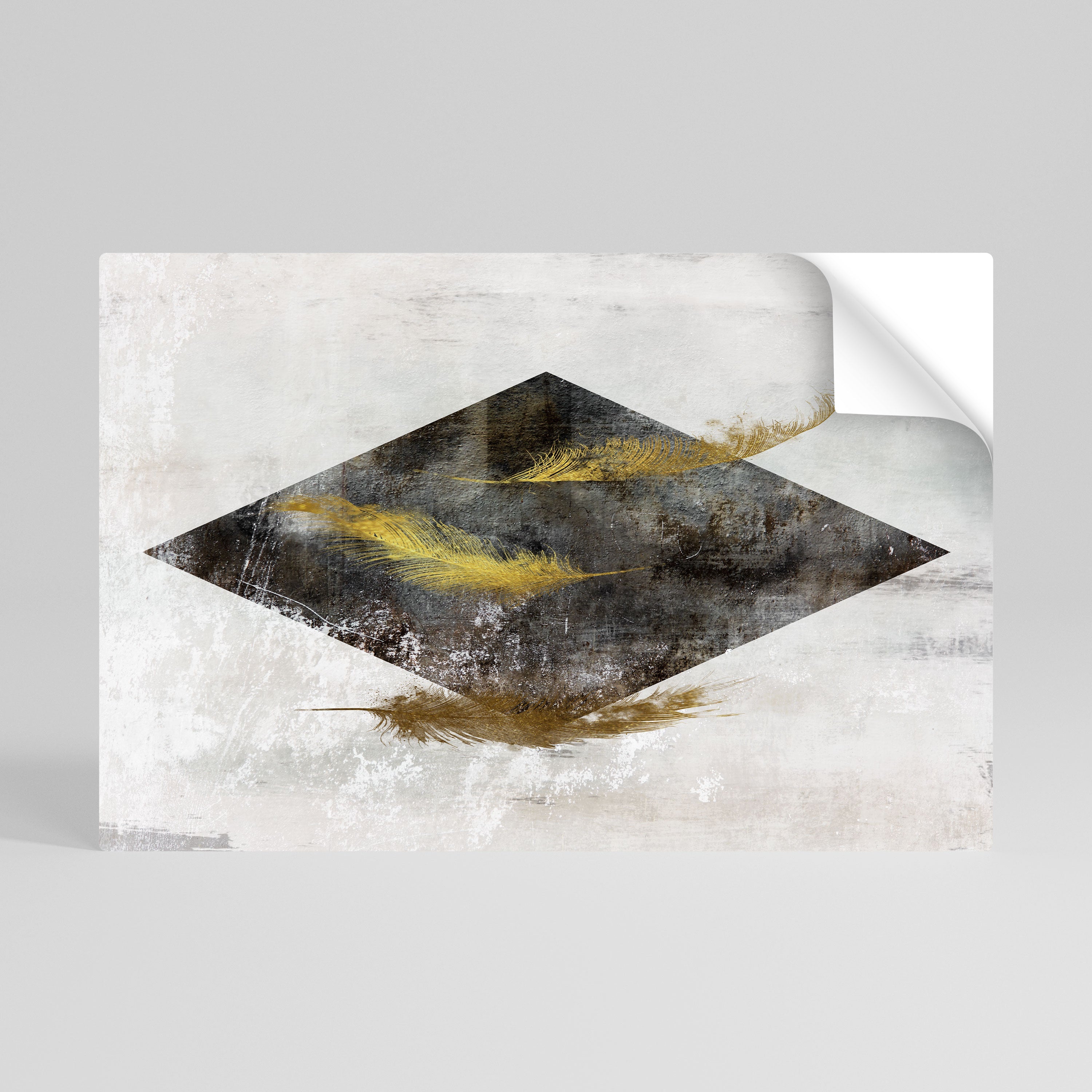 FALLING LIGHTNESS Poster Horizontal Autocolante