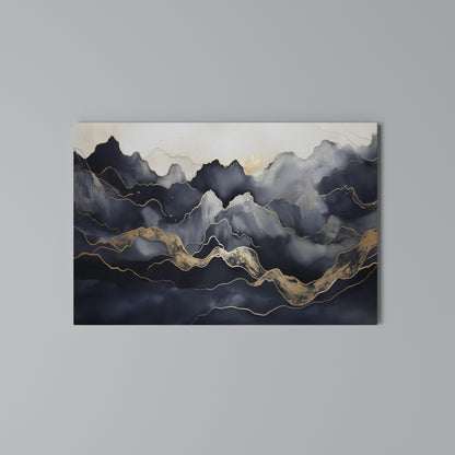 GOLDEN ALPINE BLISS Horizontal Canvas Print