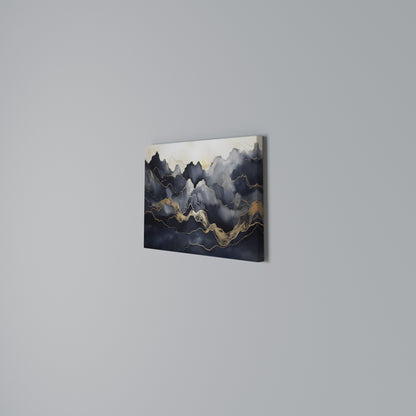GOLDEN ALPINE BLISS Horizontal Canvas Print