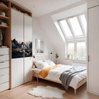 GOLDEN ALPINE BLISS Poster Horizontal Autocolante