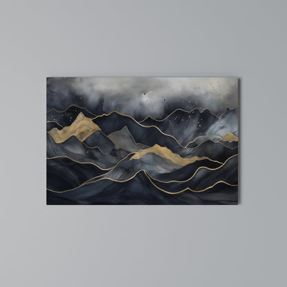 GOLDEN SUMMIT SERENITY Horizontal Canvas Print