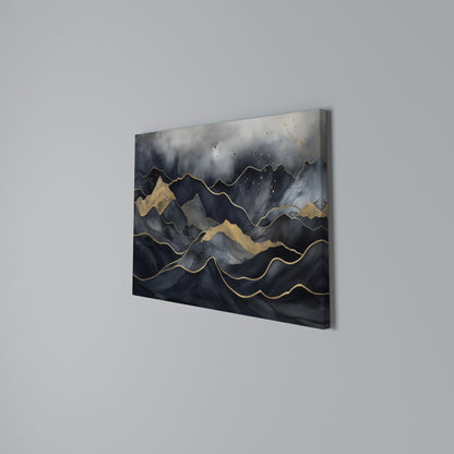 GOLDEN SUMMIT SERENITY Horizontal Canvas Print