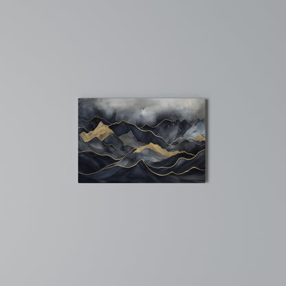 GOLDEN SUMMIT SERENITY Horizontal Canvas Print