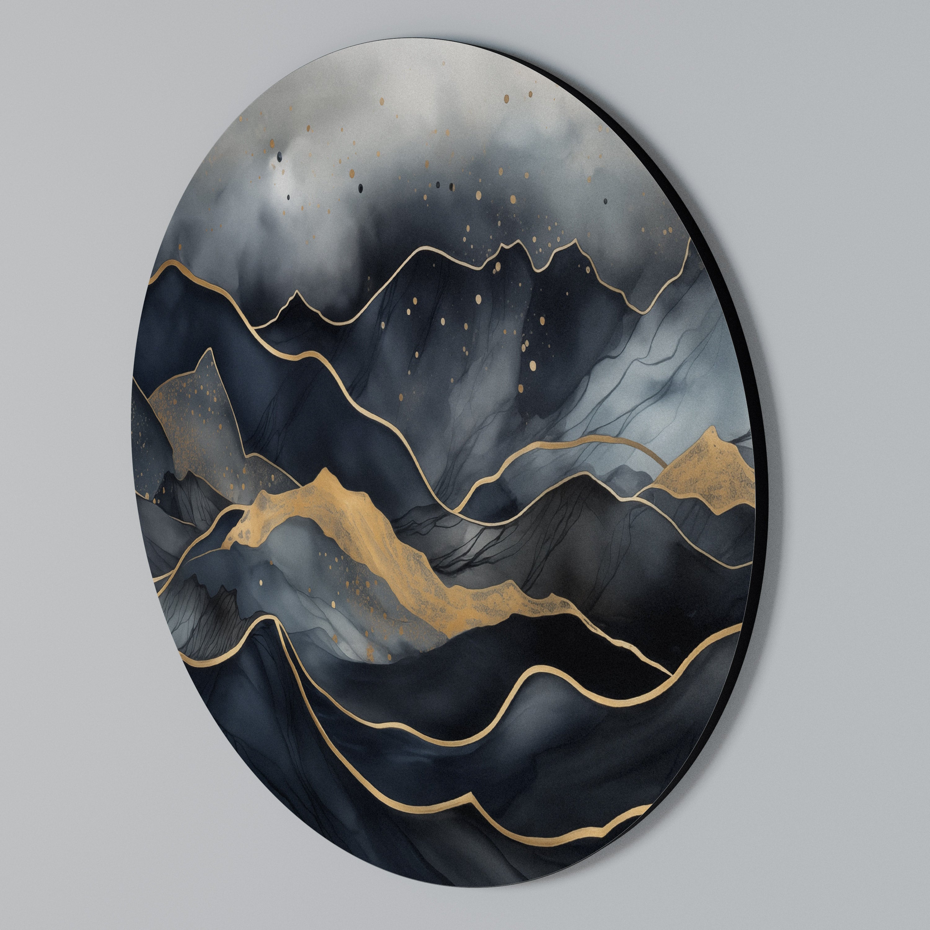 GOLDEN SUMMIT SERENITY Arte de Parede Redonda