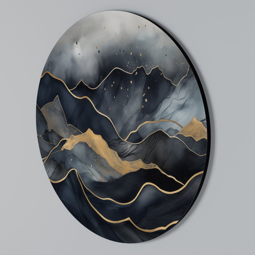 GOLDEN SUMMIT SERENITY Arte de Parede Redonda
