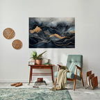 GOLDEN SUMMIT SERENITY Poster Horizontal Autocolante