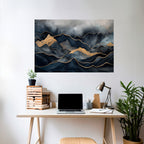GOLDEN SUMMIT SERENITY Poster Horizontal Autocolante