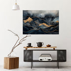 GOLDEN SUMMIT SERENITY Poster Horizontal Autocolante