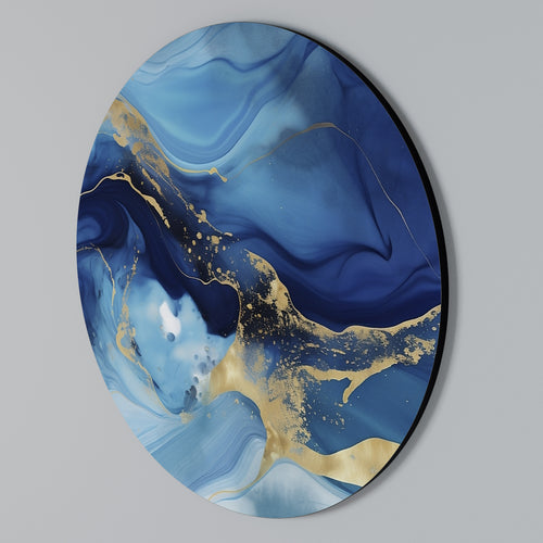 AZURE DREAMSCAPE Arte de Parede Redonda