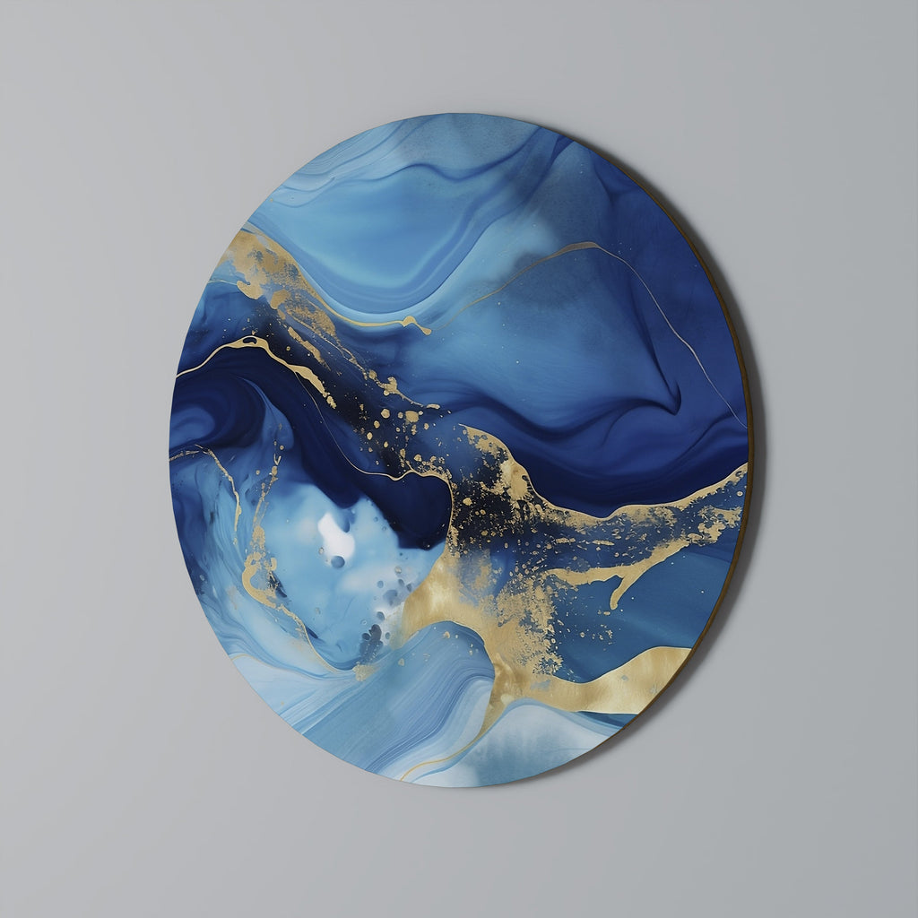 AZURE DREAMSCAPE Round Wall Art