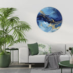 AZURE DREAMSCAPE Round Wall Art