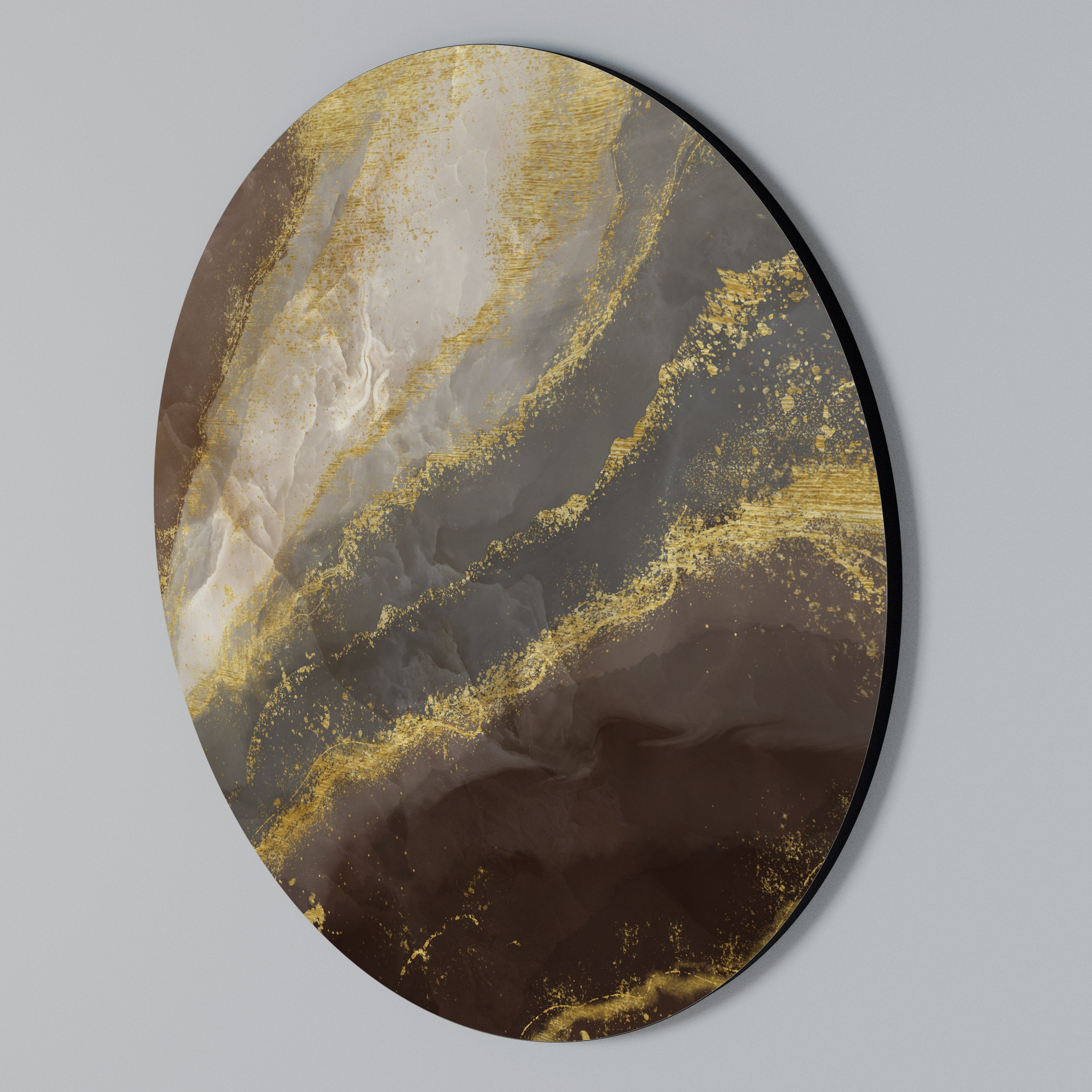 MARBLE MIRAGE Arte de Parede Redonda