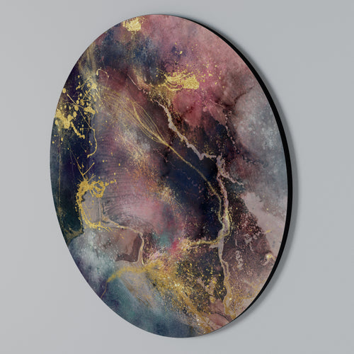 GALAXY GOLDEN DUST Arte de Parede Redonda