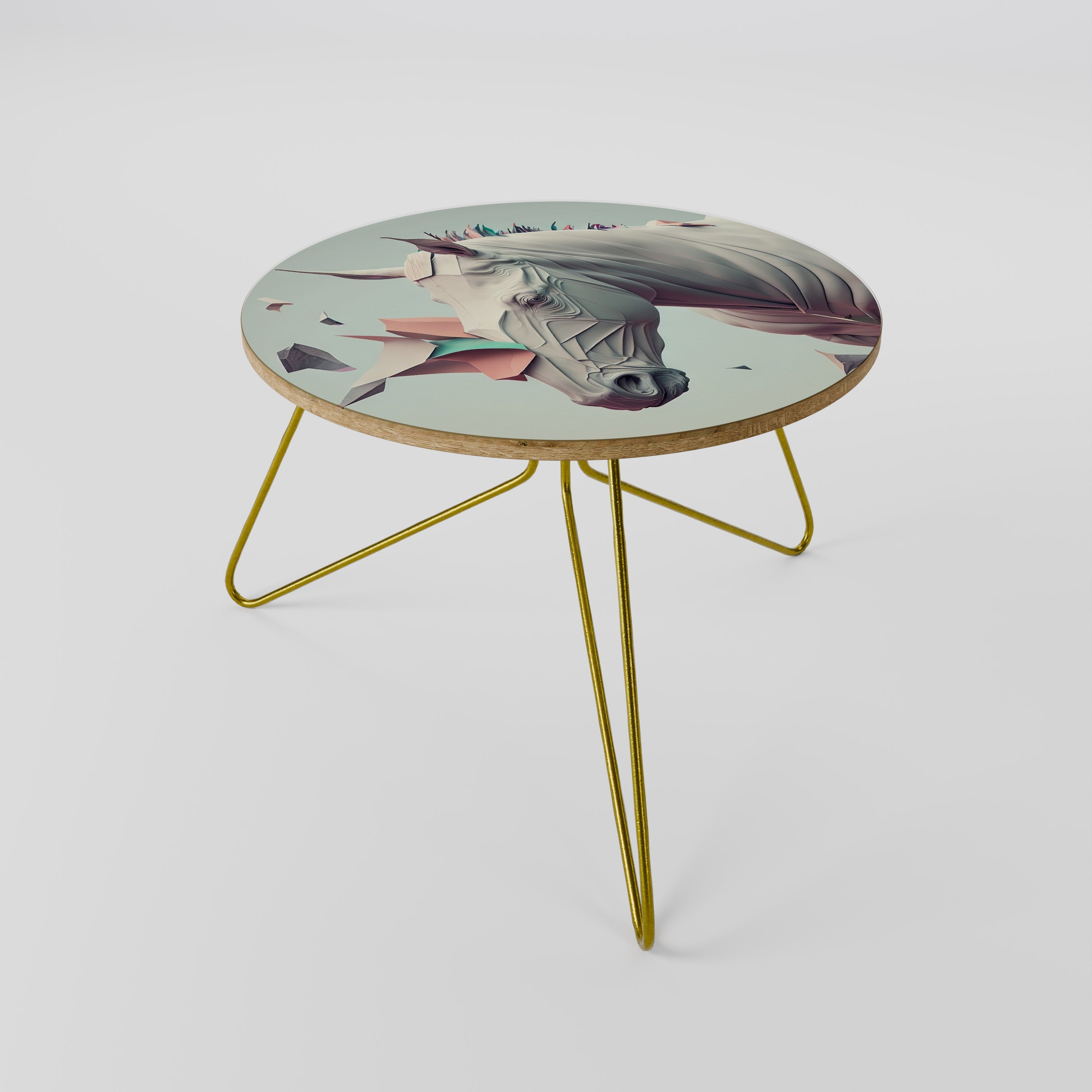 FUTURISTIC HORSE Mesa de Centro 60
