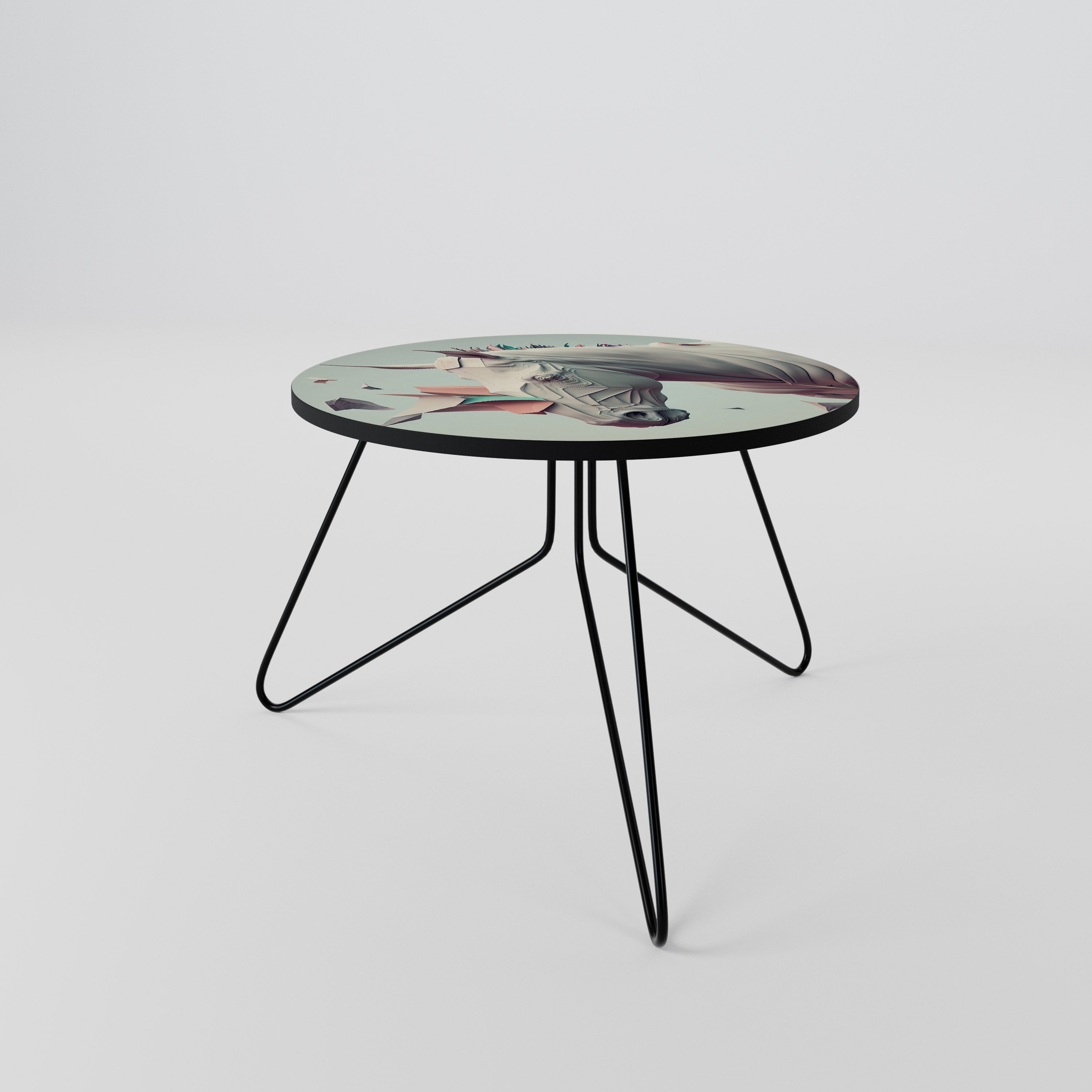 FUTURISTIC HORSE Mesa de Centro 60