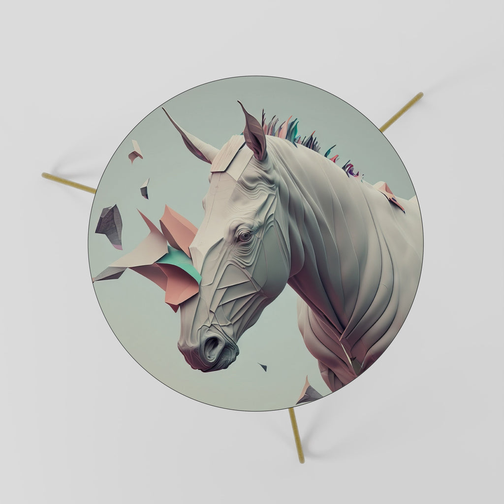 FUTURISTIC HORSE Mesa de Centro 60