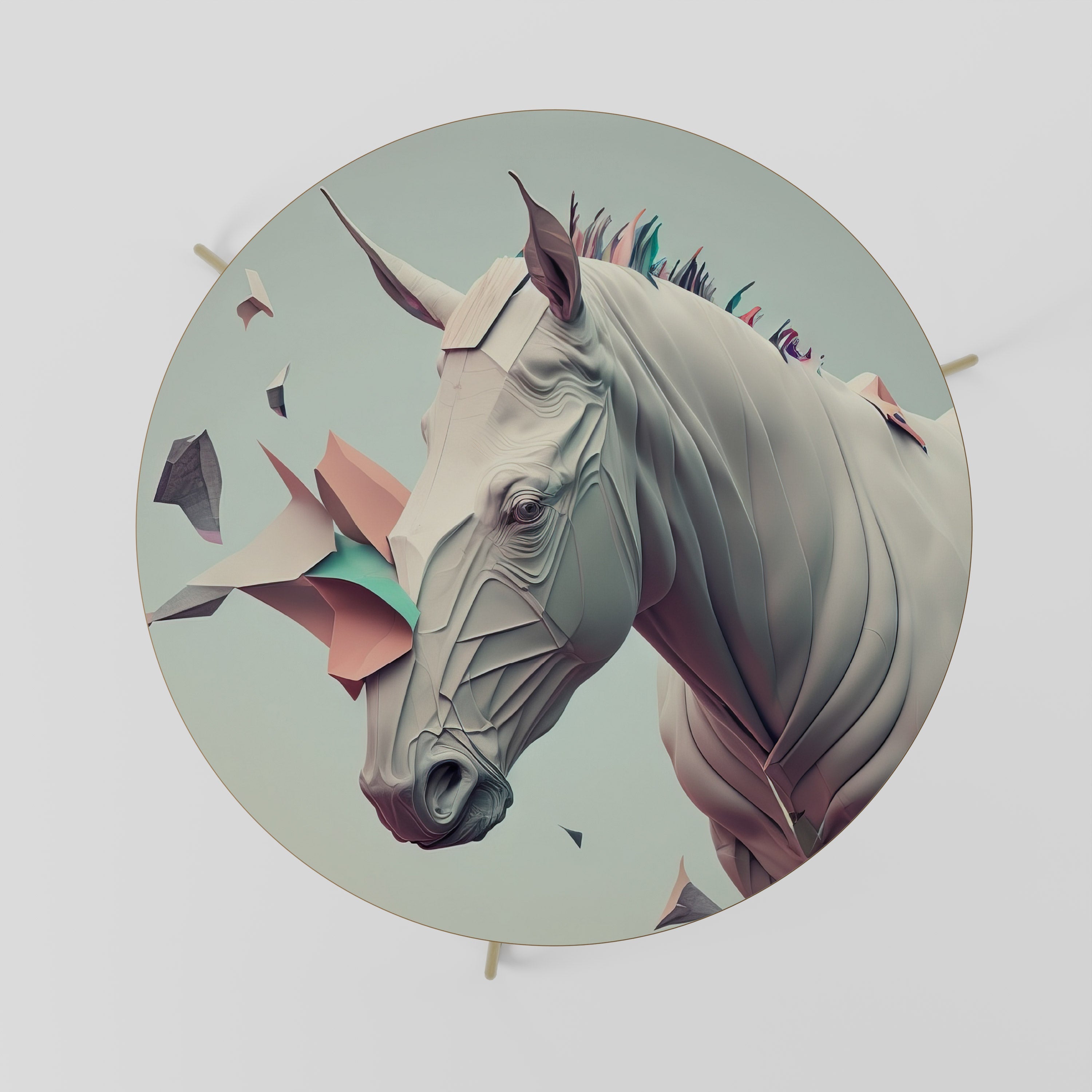 FUTURISTIC HORSE Mesa de Centro 69