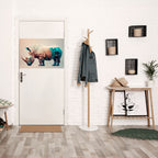 FUTURISTIC RHINO Poster Horizontal Autocolante