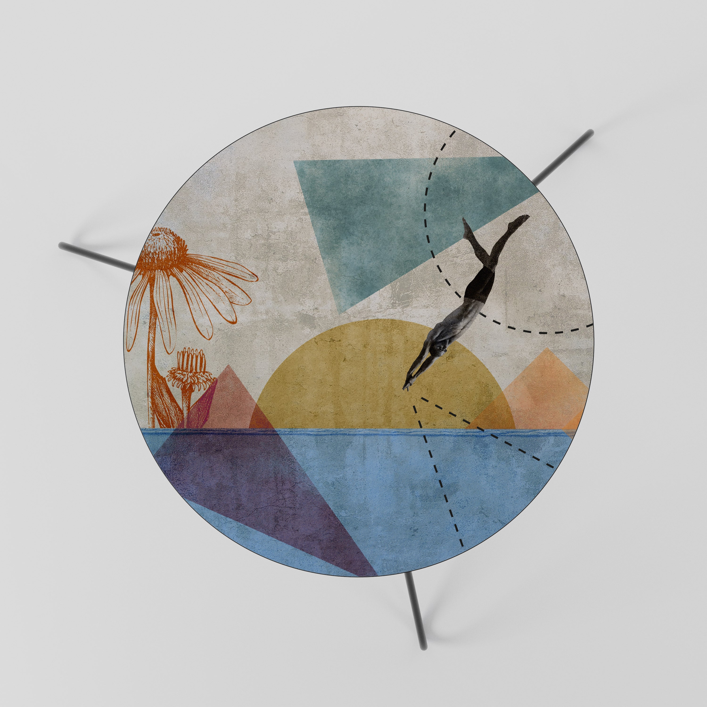 JUMP AROUND THE SHAPES Mesa de Centro 60