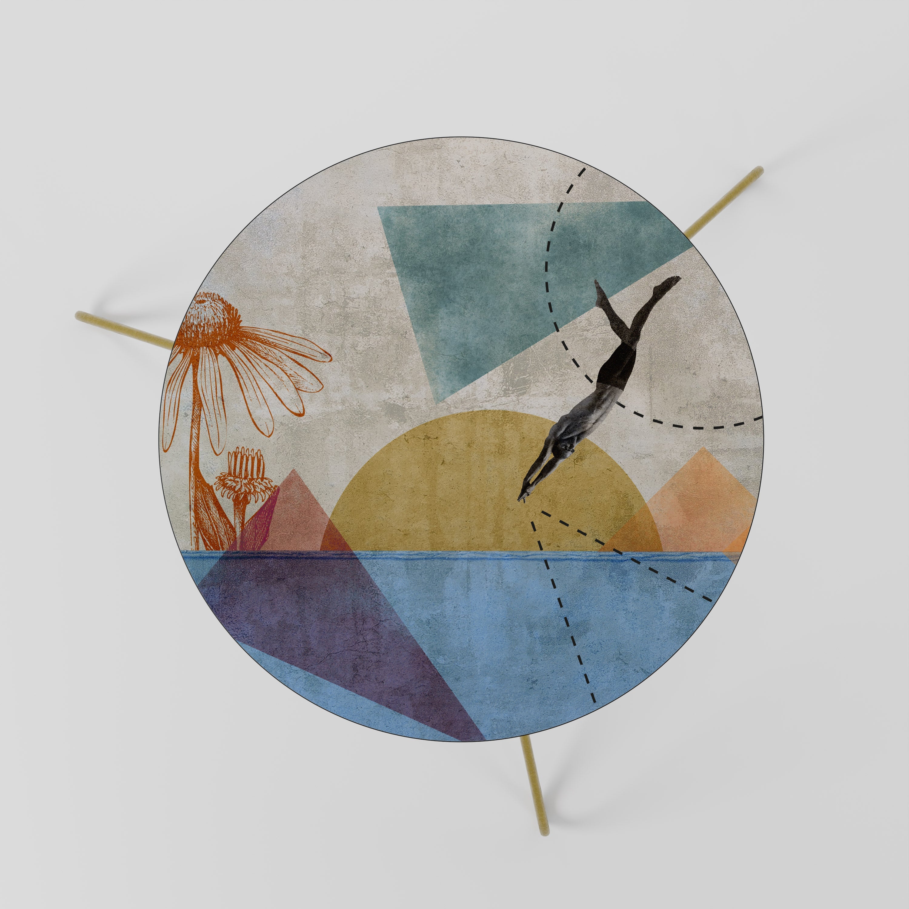 JUMP AROUND THE SHAPES Mesa de Centro 60