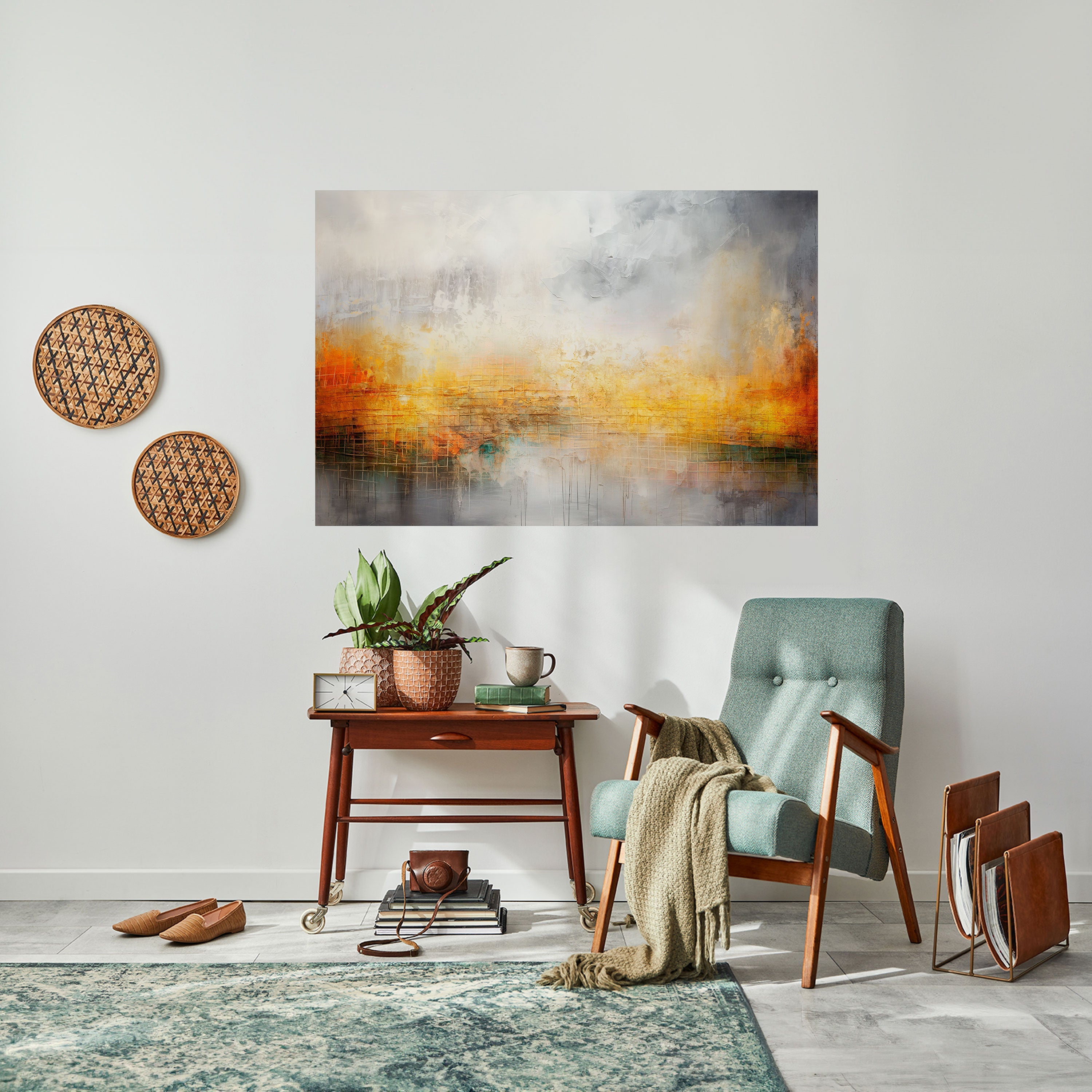 IMPRESSIONAL DAWN Poster Horizontal Autocolante