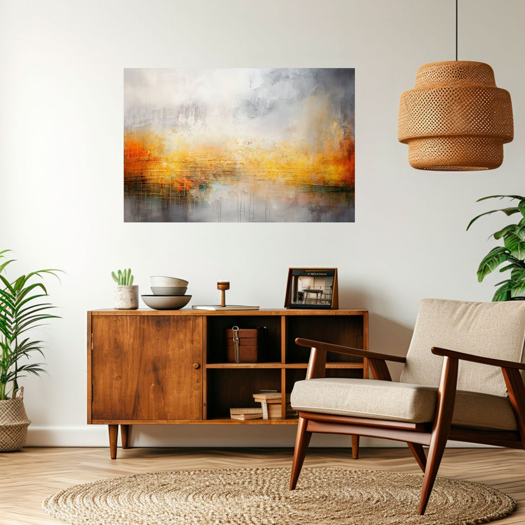 IMPRESSIONAL DAWN Poster Horizontal Autocolante