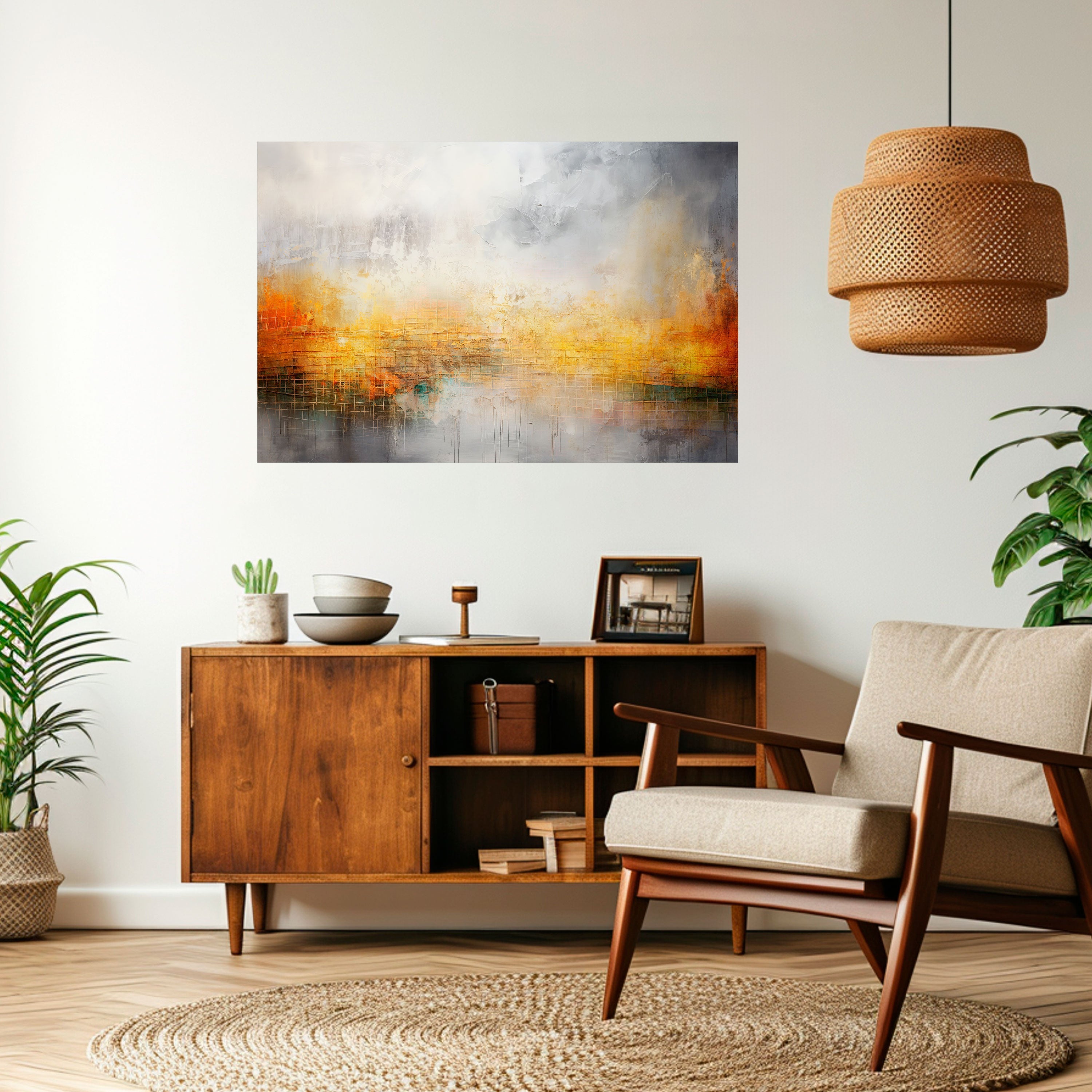 IMPRESSIONAL DAWN Poster Horizontal Autocolante