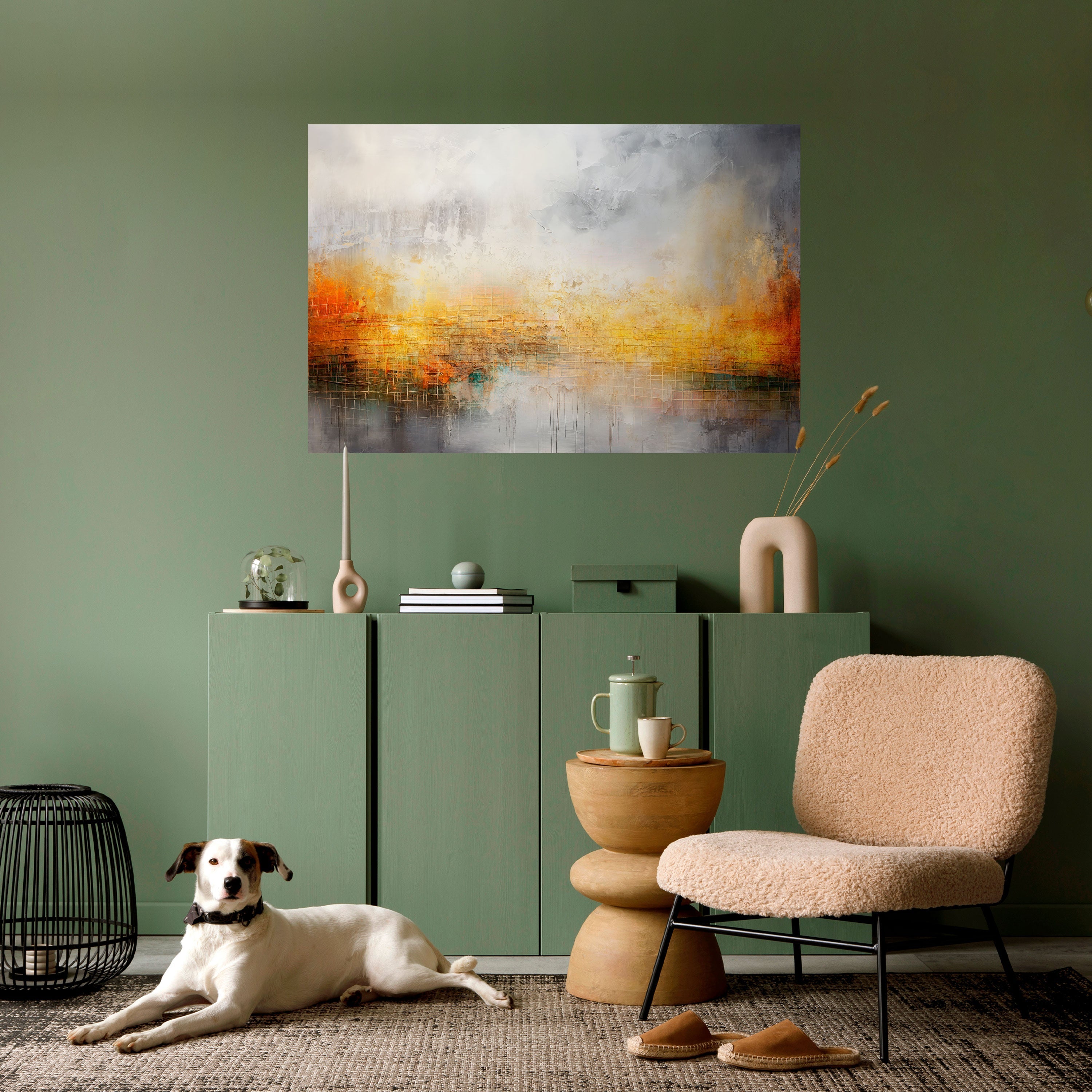 IMPRESSIONAL DAWN Poster Horizontal Autocolante