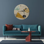 SHAPES OF BALLERINA Quadro Redondo Decorativo