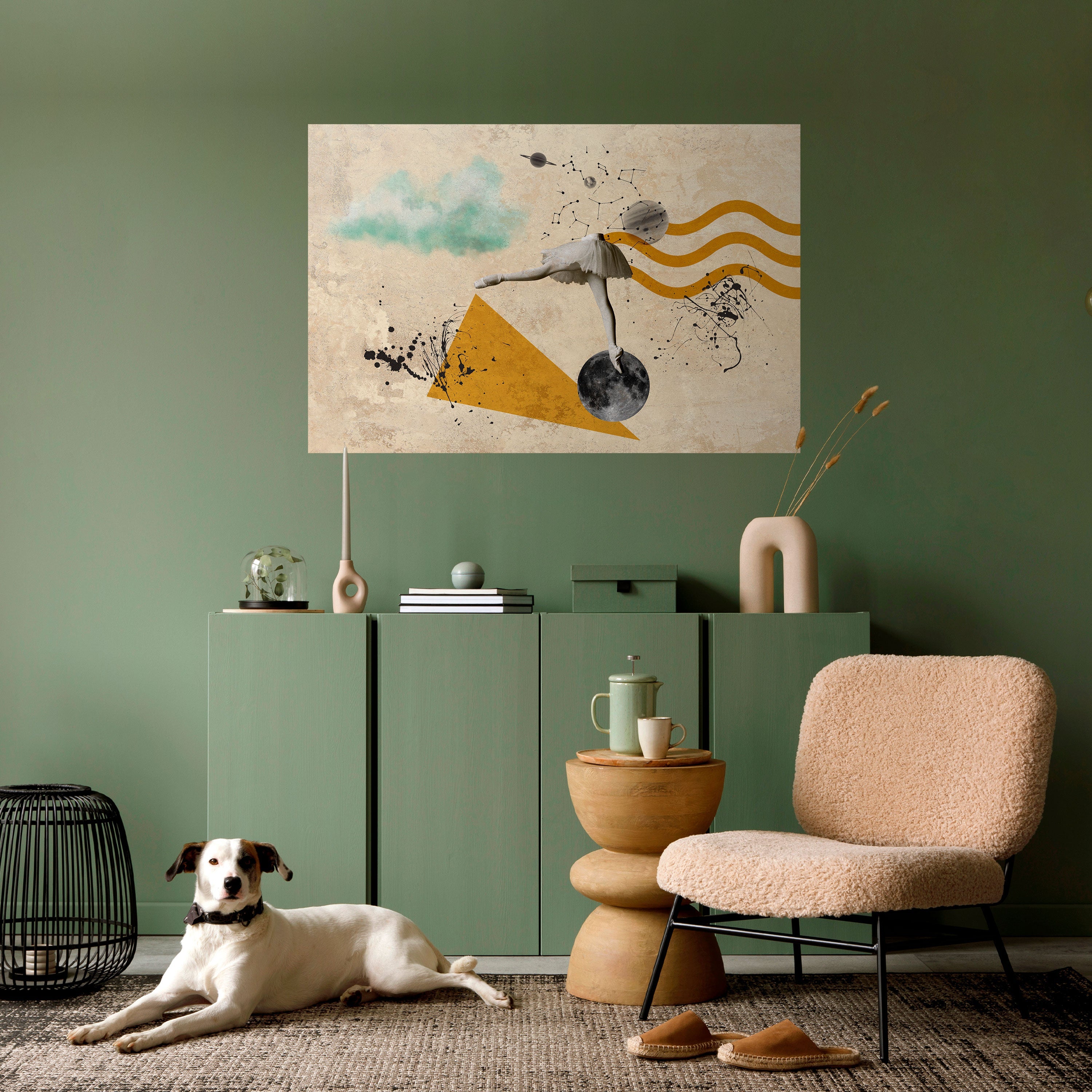 SHAPES OF BALLERINA Poster Horizontal Autocolante